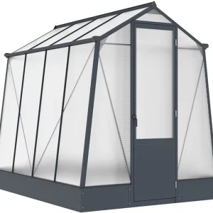 Westmann Aurora 68 - TuinKas met fundering - Antraciet 248x188 cm