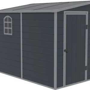 Westmann Kunststof Aanbouw Tuinschuur Hortus L -248x134x194cm - Grijs