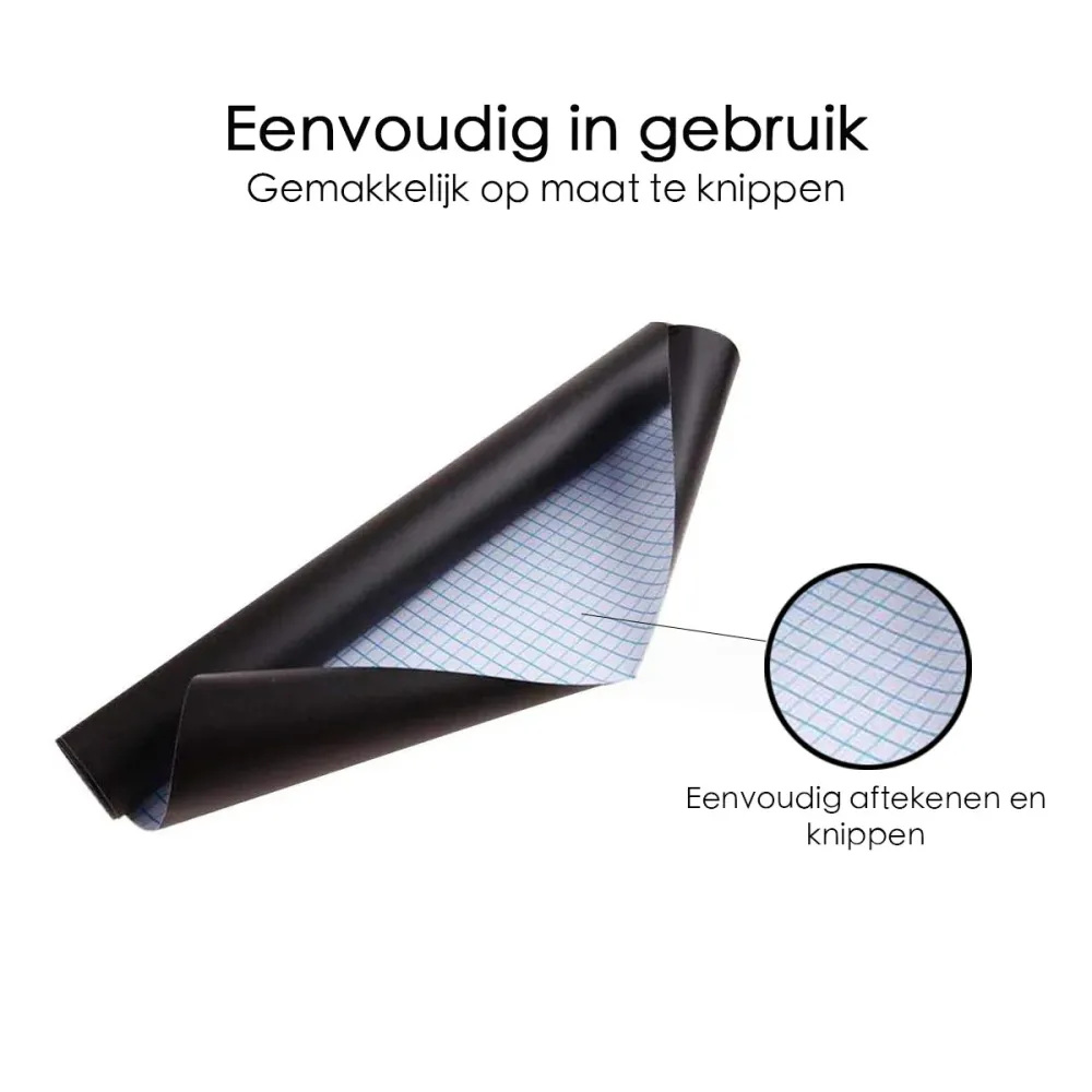Krijtbordfolie - 200x60 cm - Muursticker - Inclusief krijtjes