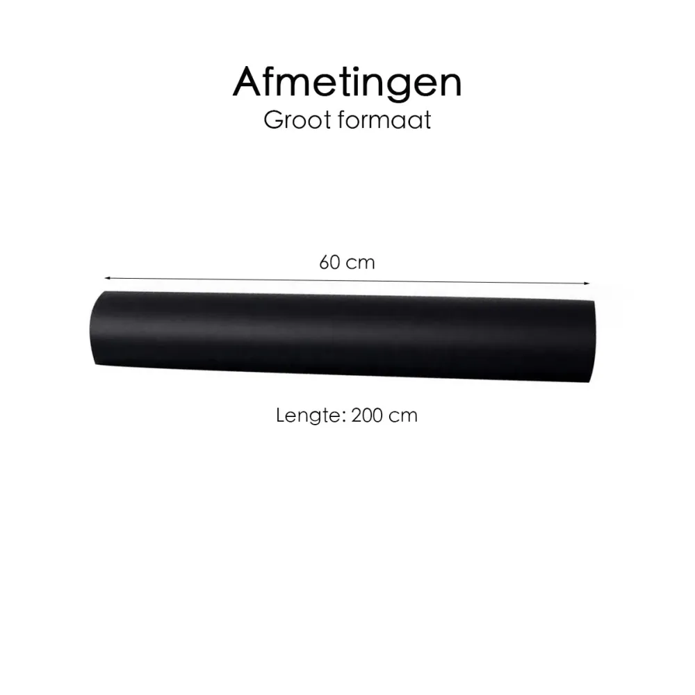 Krijtbordfolie - 200x60 cm - Muursticker - Inclusief krijtjes