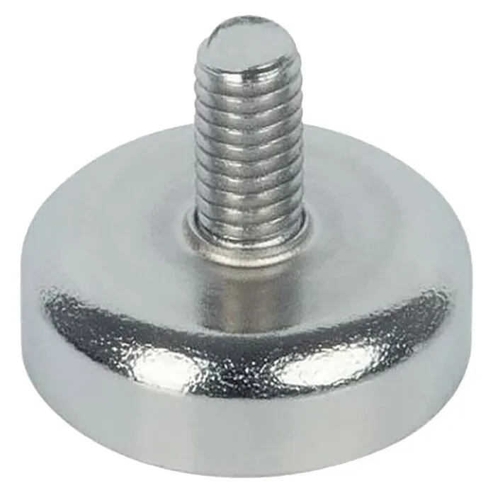 Fix-o-moll Potmagneet Neodymium met schroefdraad - Diameter: 20 mm, Hoogte: 14 mm, Draagkracht: 11 kg