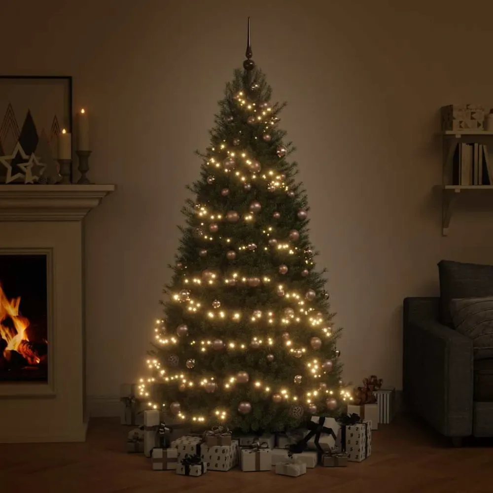 61-delige Kerstballenset met piek en 150 LED's roségoud