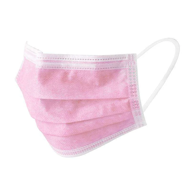 Annie Sterile Face Mask One Size 10ct Light Fuchsia