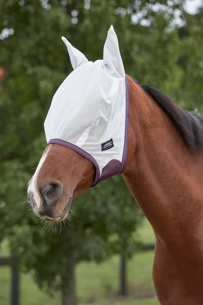 Comfitec Essential Gaas Mask White/Dark Red F