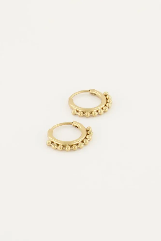 Compact Ball Earrings – Stainless Steel Studs