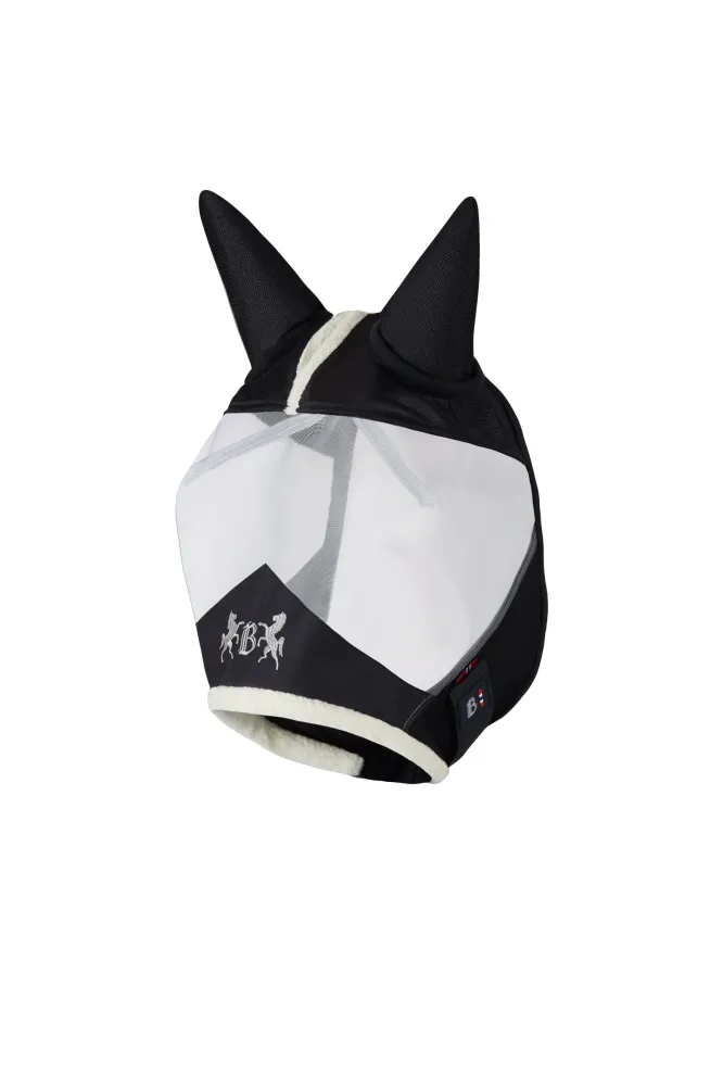 Delux Fly Mask Fake Fur Dark Marine F
