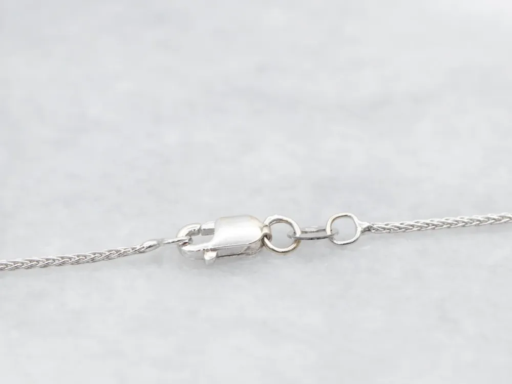 Diamond Encrusted Beaded Ball Necklace