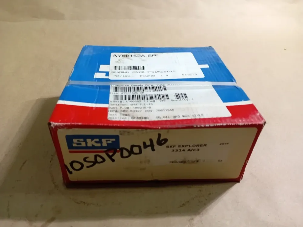 Dubbel Row Angular Contact Ball Bearing 70m ID x 150mm OD x 63.5mm W, 3314 /C3