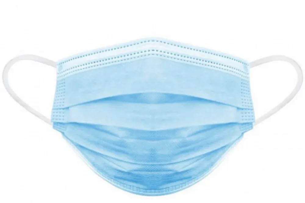 Face Mask Zeeblauw