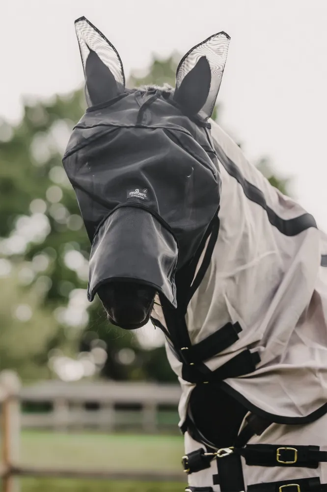Fly Mask Classic Ears and Nose Zwart C