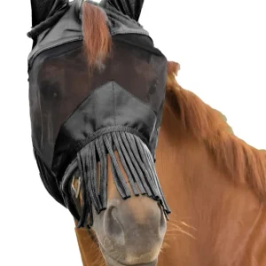 Fly Mask Ears and Nose Fringes Ebbenhout C