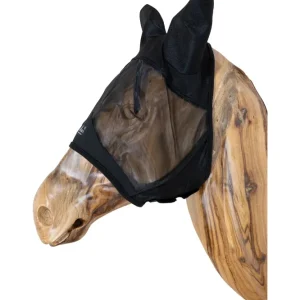 Fly mask ears soundless Zwart F