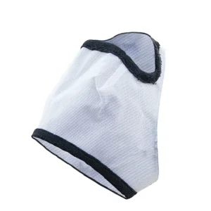 Fly Mask Netstof And Soft Pile Black/White P