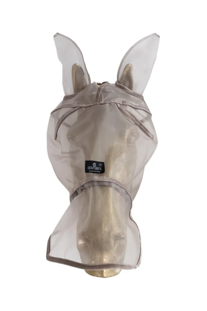 Fly Mask Tijdloos Ears and Nose Beige F