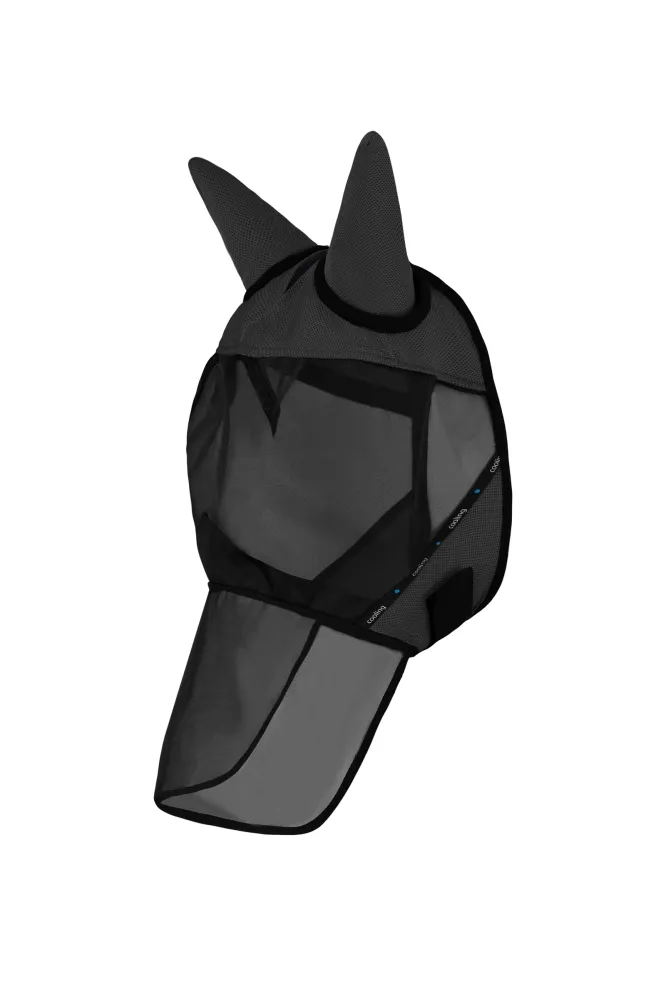 Koelend Fly Mask Dark Grey M