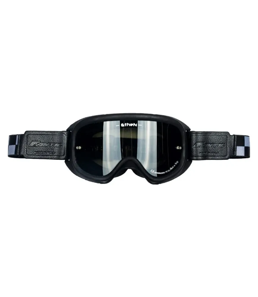 Mask Moto "Fantic Caballero" - Black/Check