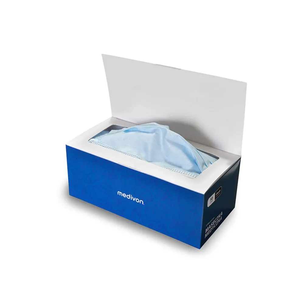 Medivon MDV-4420 antiviraal chirurgisch beschermingsmasker type II, 3-laags, 50 st.