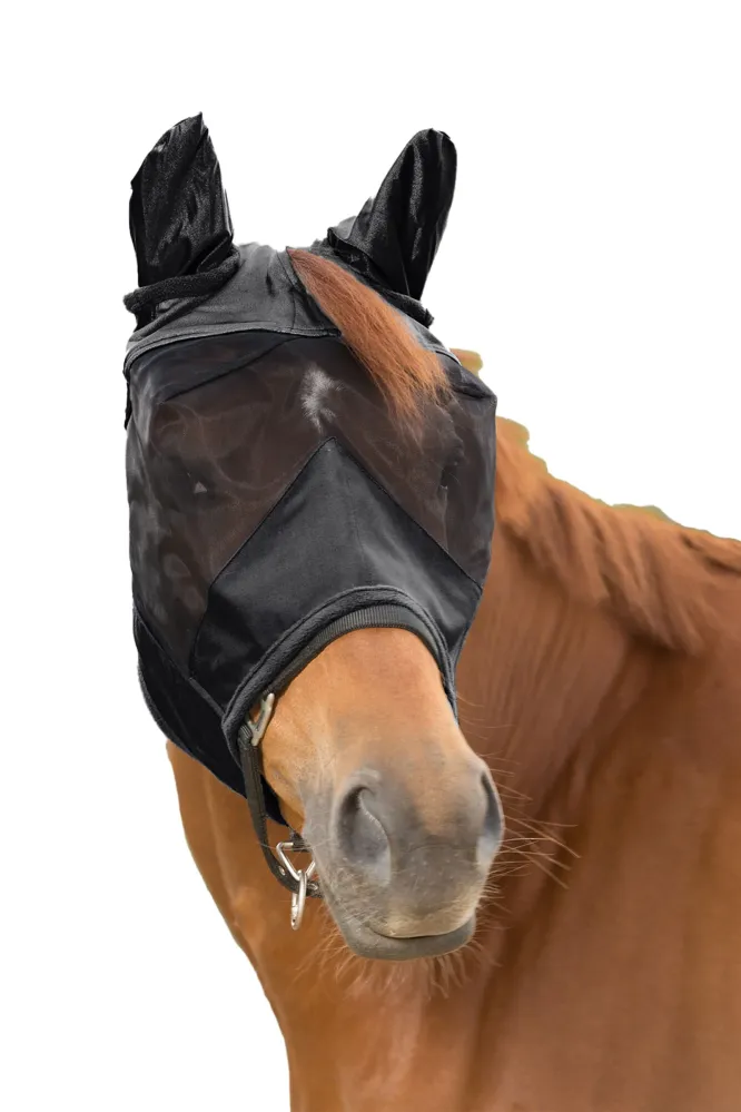 Premium Fly Mask Ears Black F