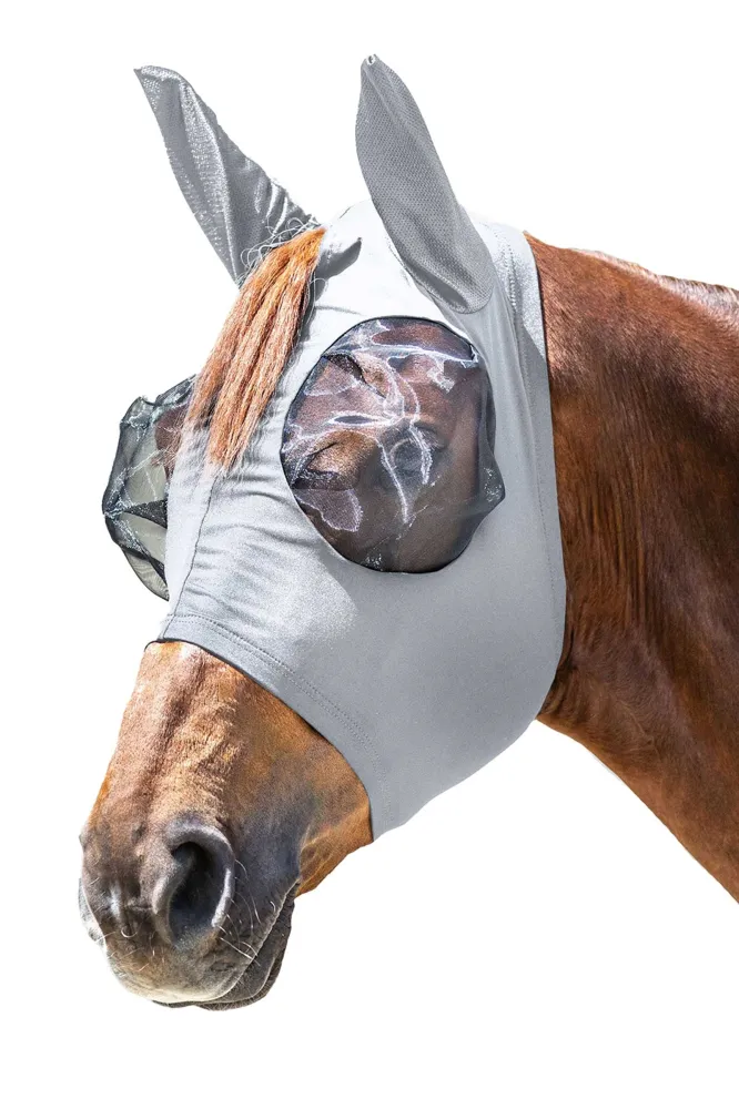 Puck Fly Mask Zip Kwikzilver Grey C