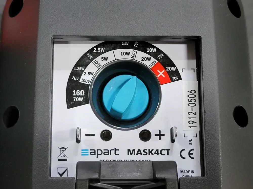 Two-Way 4.25" Surface Mount Loudspeaker MASK4CT-BL, P/N: 9110639900