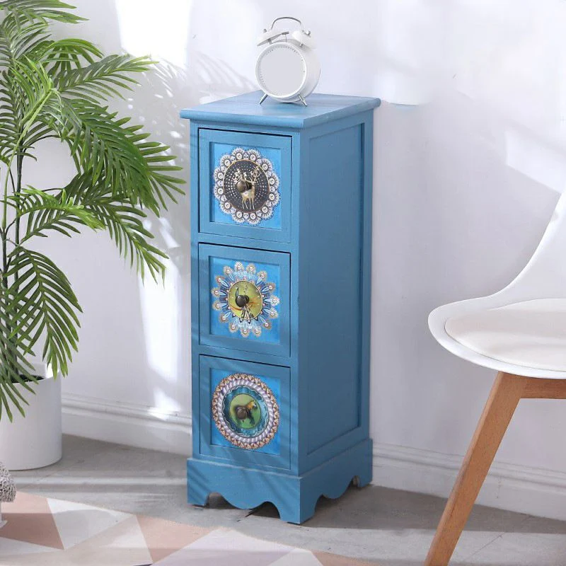 12" D Uni Wood Storage Chest Traditional Lingerie Chest Drawers 10l