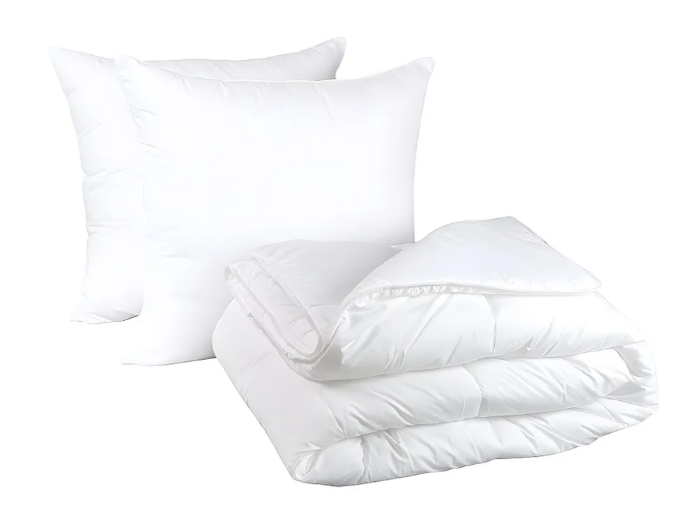 Set middelwarm dekbed 220x240 + kussens DODO AQUA-PURE - Hoes van 100% biologisch katoen