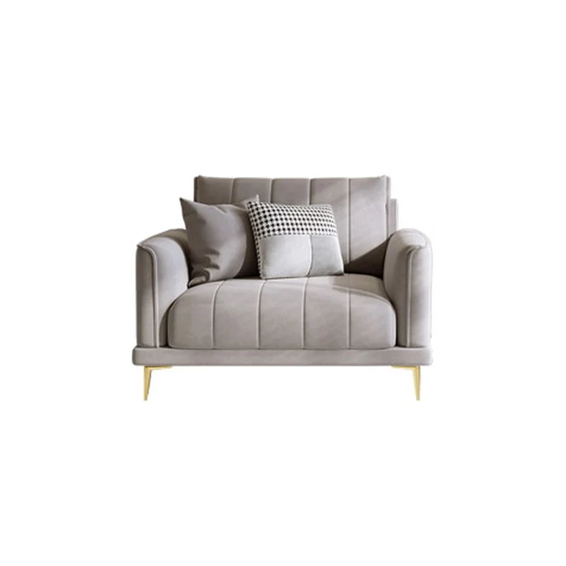 Contemporary Square Typisch Arm Settee Couch Pillows Grey 47l