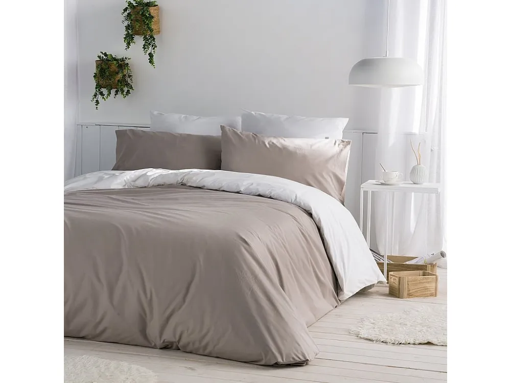 Dekbedovertrek Naf Naf Casual grijs 240x220 cm
