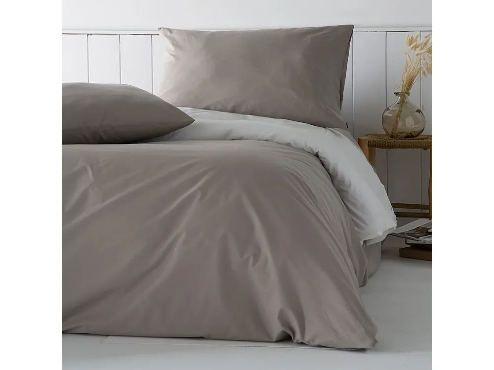 Dekbedovertrek Naf Naf Casual grijs 260x240 cm
