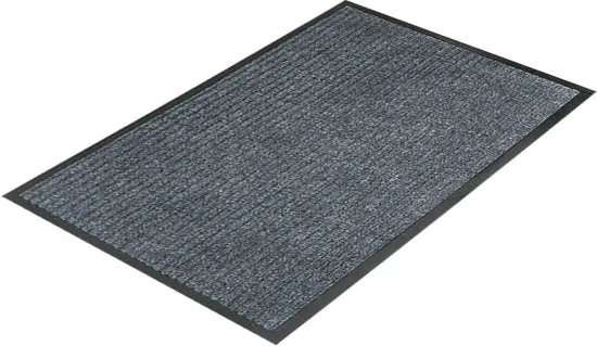 AKSA Home® Deurmat binnen - Droogloopmat voor binnen - 60 x 90 cm - Grijs