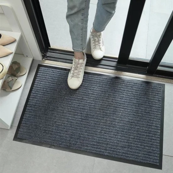 AKSA Home® Deurmat binnen - Droogloopmat voor binnen - 60 x 90 cm - Grijs