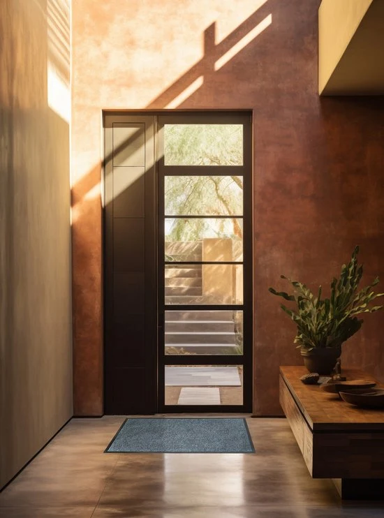 AKSA Home® Deurmat binnen - Droogloopmat voor binnen - 60 x 90 cm - Grijs