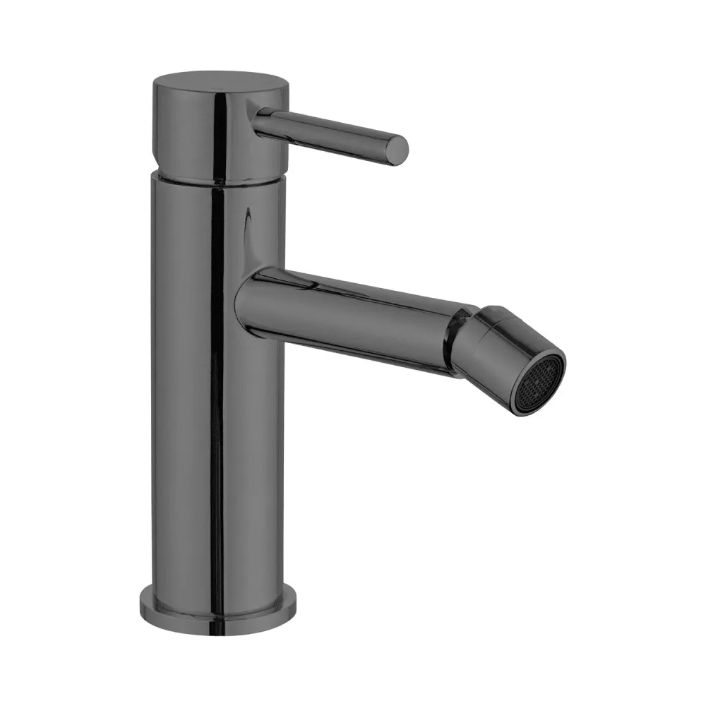 Composition mixers washbasin, bidet and 2-way Moon shower effen black brass