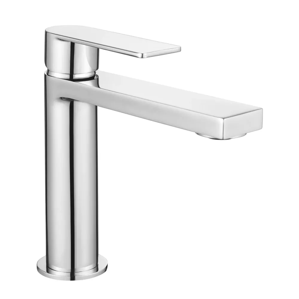 Composition mixers washbasin, bidet and two-way shower mechanical diverter chromed geel koper Ottomix