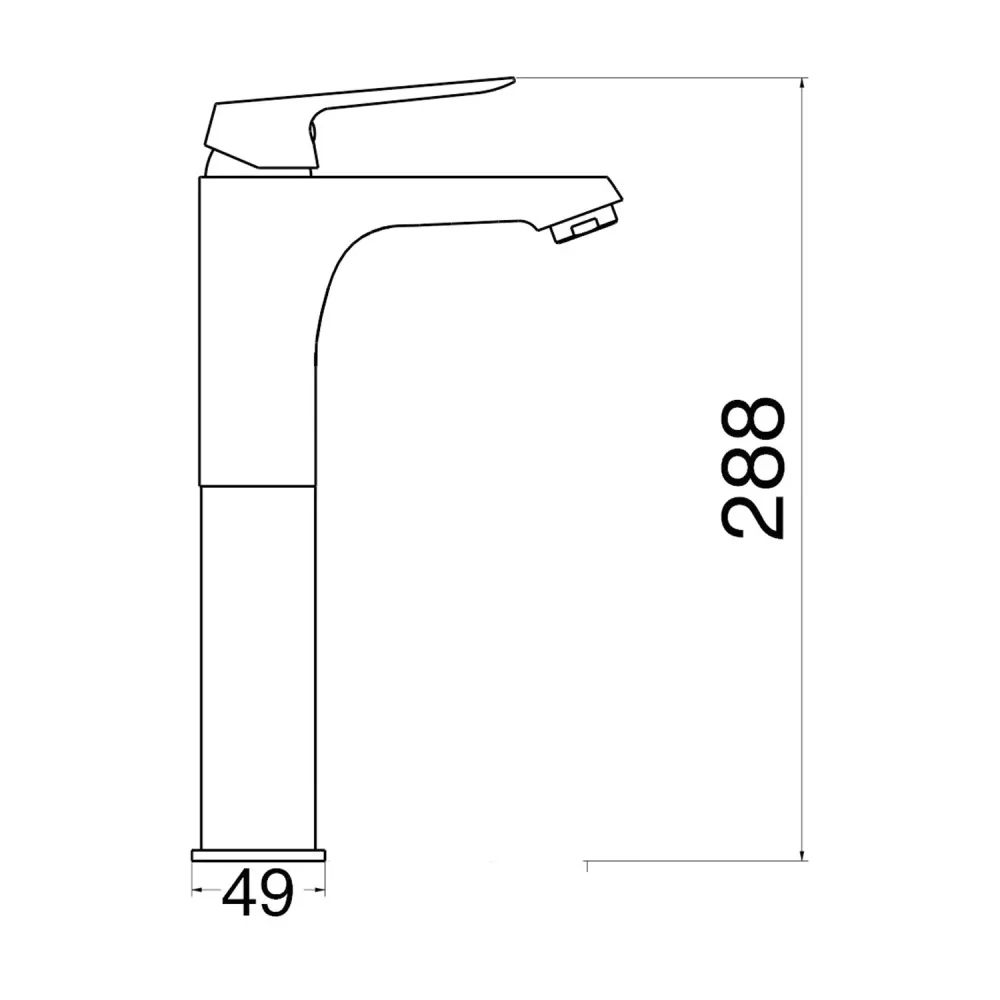 Pair mixers lang washbasin and bidet Echo series chrome-plated brass