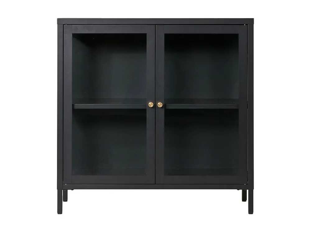 Vitrine Dalby, Zwart, 80x35x80 cm, EPIKASA