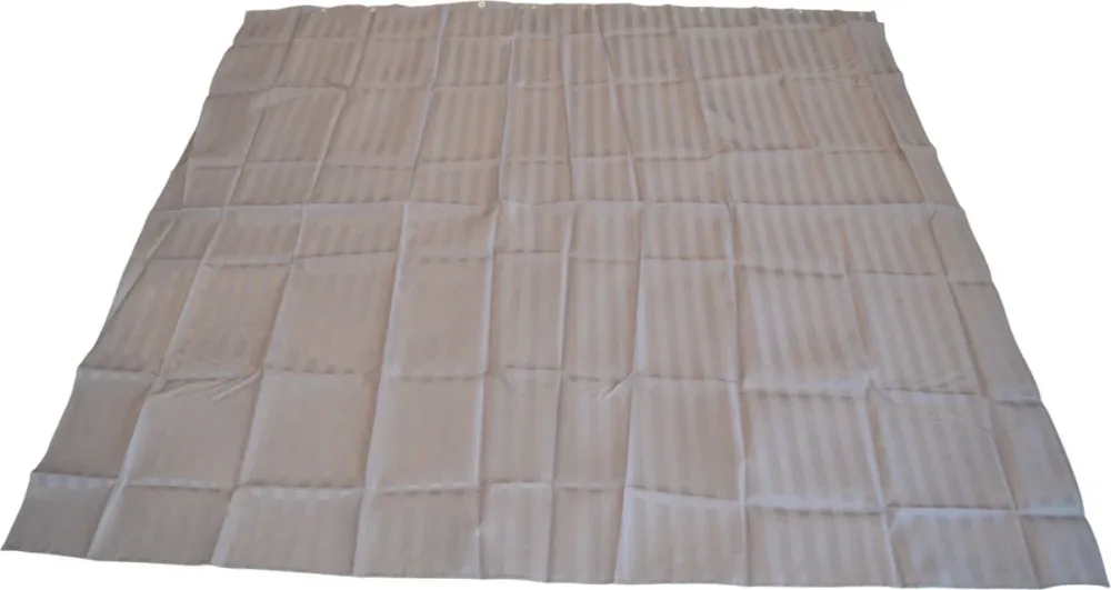 Douchegordijn - Grijs - 180 cm x 180 cm - Inclusief ringen - Anti Schimmel - Polyester - Badgordijn
