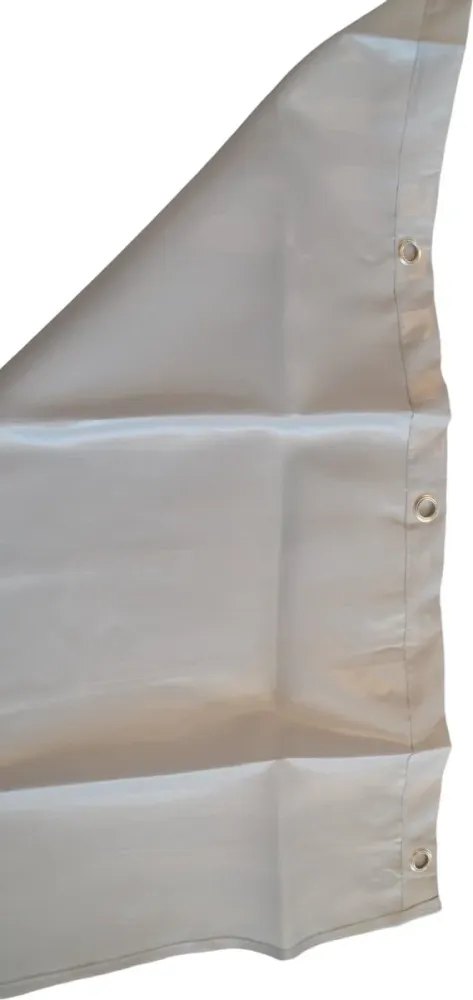 Douchegordijn - Grijs - 180 cm x 180 cm - Inclusief ringen - Anti Schimmel - Polyester - Badgordijn