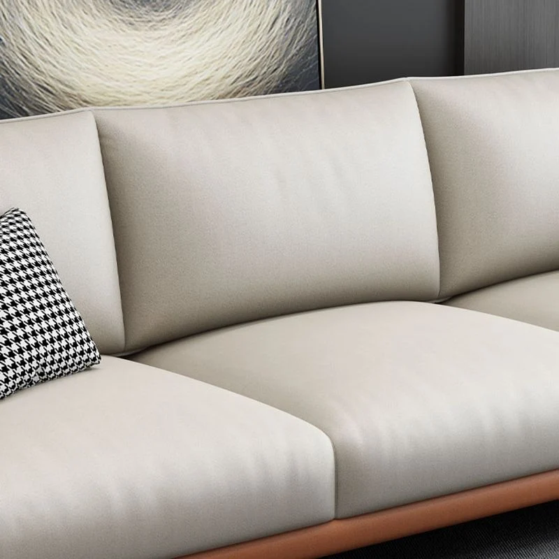 Ademend materiaal Stain Resistant Contemporary Settee Couch Pillows Orange/white 85l