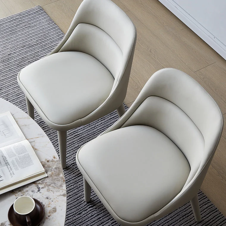 All-season Dining Room Upholstered Parsons Chair Faux Echt leer Dining Chair