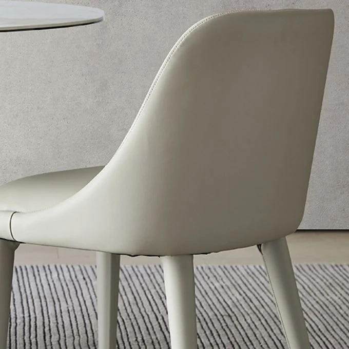 Dining Room Upholstered Parsons Chair Faux Natuurleer Dining Chair