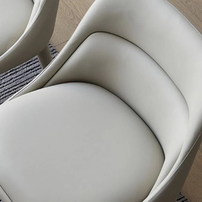 Dining Room Upholstered Parsons Chair Faux Natuurleer Dining Chair