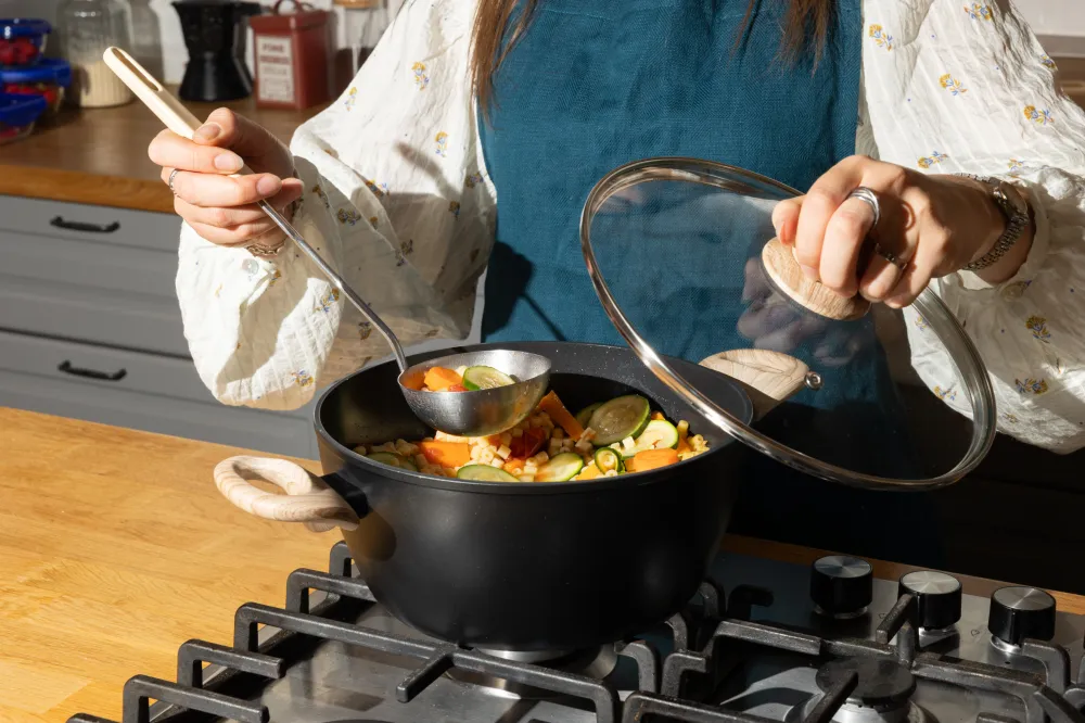 Elastische pasvorm Cooker lid Cook&Care