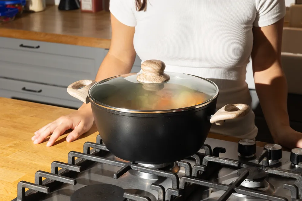 Elastische pasvorm Cooker lid Cook&Care