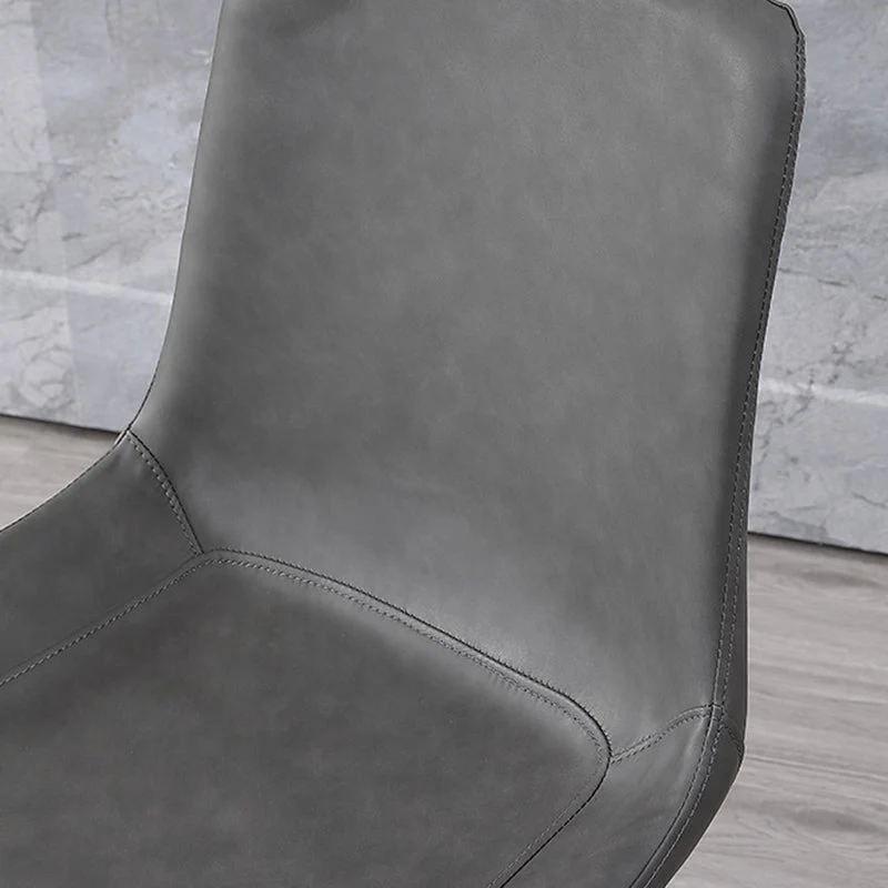 Elastische pasvorm Dining Room Upholstered Chair Zwart Legs Parsons Dining Chair Grey