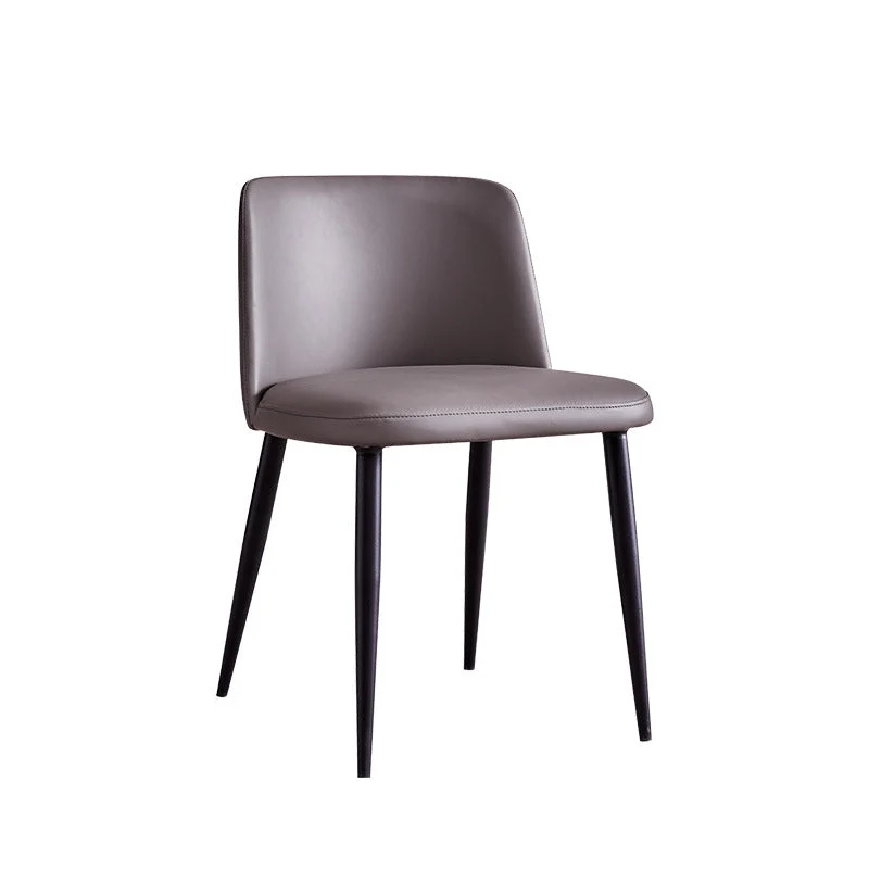 Elastische pasvorm Faux Echt leer Kitchen Dining Chairs Contemporary Upholstered Dining Chairs