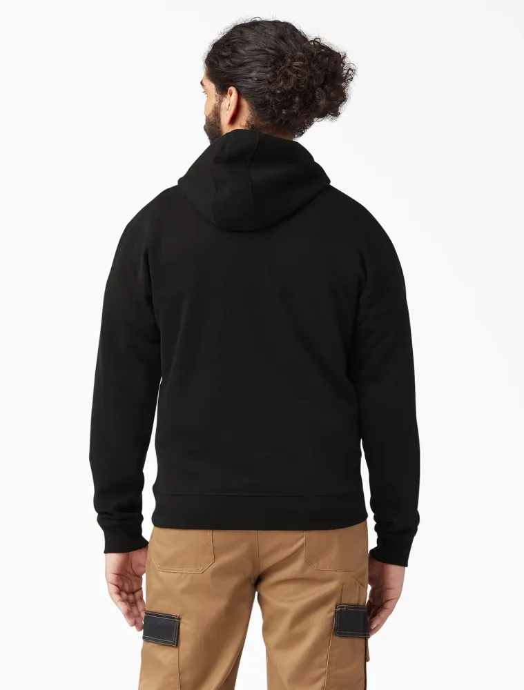 Everyday pluche stof pullover hoodie Black