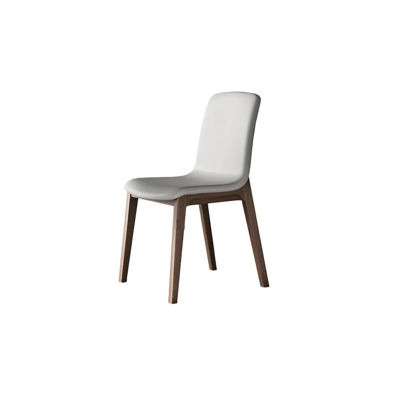 Faux Natuurleer Modern Side Chair Parsons Chair Upholstered Eenvoudig aan te brengen