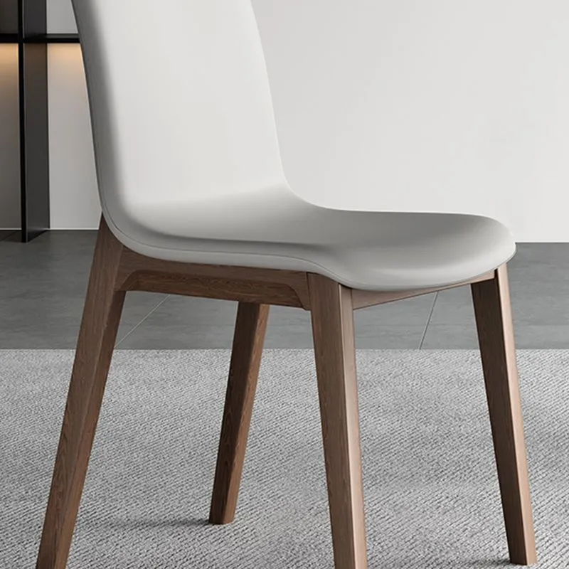 Faux Van leer Modern Side Chair Parsons Chair Upholstered