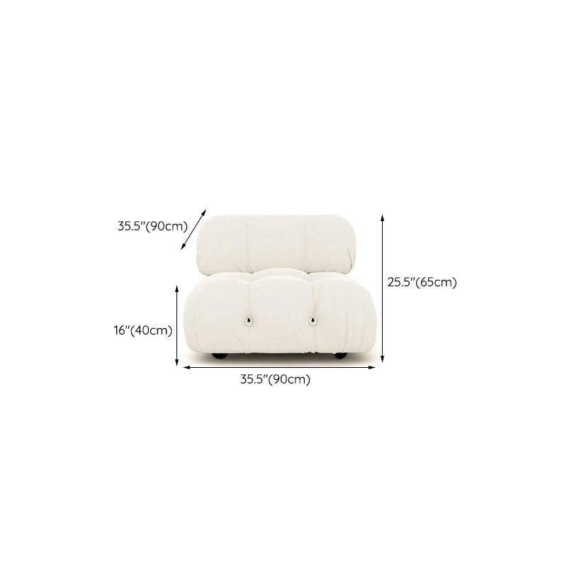 Foam Scratch Resistant Settee Ivoor Tight Seat Sofa Nailhead